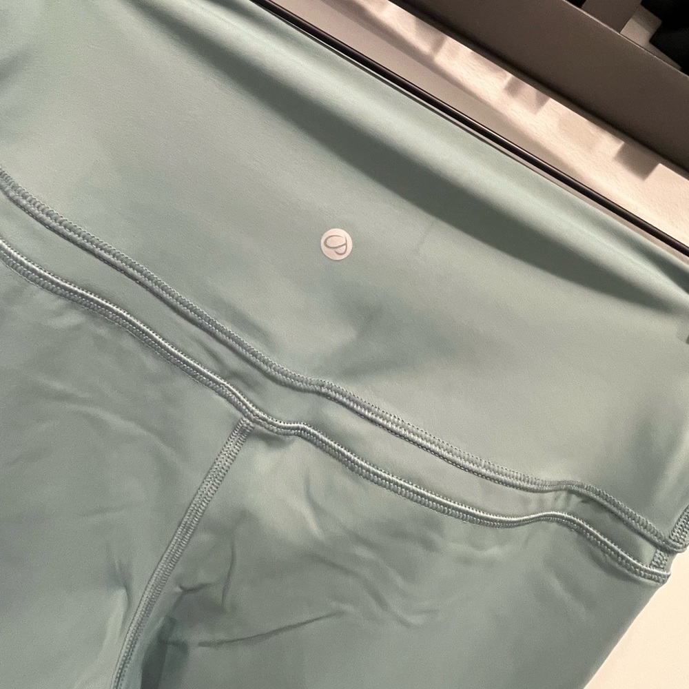 CRZ Yoga Blue Aqua Workout Leggings - Medium